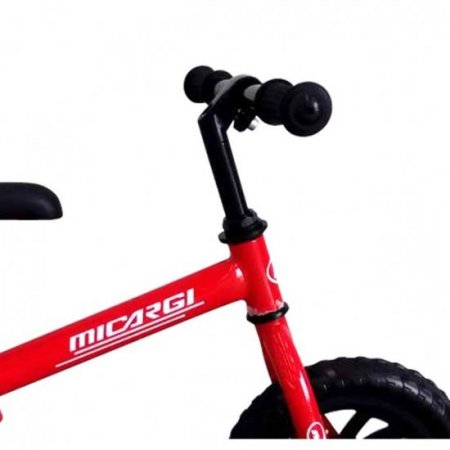 USToyOutlet USToyOutlet 10" Balance Bike Push Bike Steel Frame EVA Tire Bicycle, Black Wheel Kid's Bike - Red