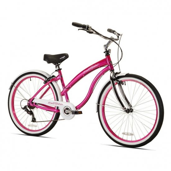 Kent 26\" Del Rio Women\'s Cruiser Bike, Magenta Pink Fast Free Shipping New