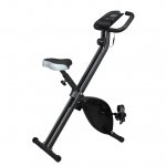 Home Folding Exercise Bike Black