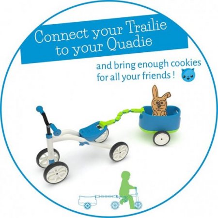 Chillafish QUADIE + TRAILIE: 4-Wheeler "Grow-with-Me" Ride-On Quad and Trailer Combo,By Visit the Chillafish Store