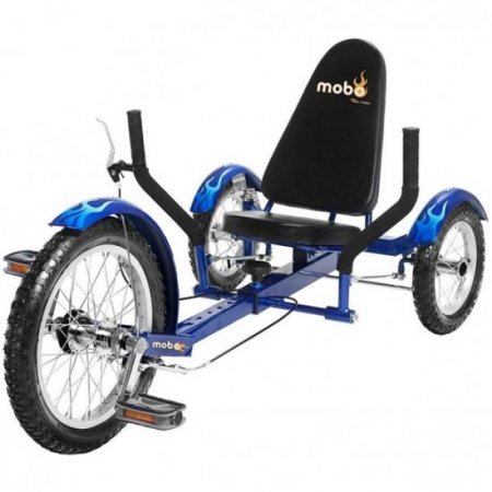 Mobo Triton Pedal Go Kart Trike. Kids 3-Wheel Bike. Youth Cruiser Tricycle