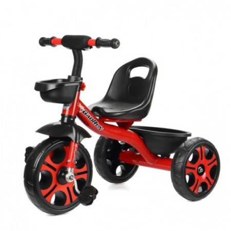 Kids Tricycle, Kids Toddler Readily Assembled Adjustable Beginner Trike, Tricycle Bike with Storage Bin, Toddler Stroll and Ride Trike, Easy Steer