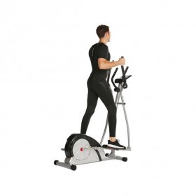 Elliptical Machine Elliptical Space Walker Exercise Bike Magnetic Control with LCD Monitor for Home Use Office Fitness Workout Machine