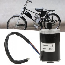 Tebru Brush Motor, 24V Durable DC Motor, 1 PCS Repairman Electric Bicycles For DIY Electric Scooters