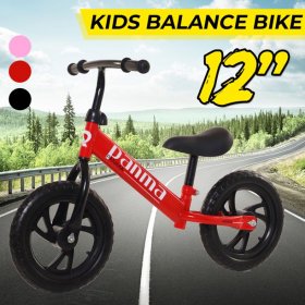 Novashion Novashion 12 inch Lightweight Balance Bike - Toddler Training Bike for 18 Months, 2, 3, 4 5 and 6 Year Old Kids - Ultra Cool Colors Push Bikes for Toddlers/No Pedal Scooter Bicycle with Footrest