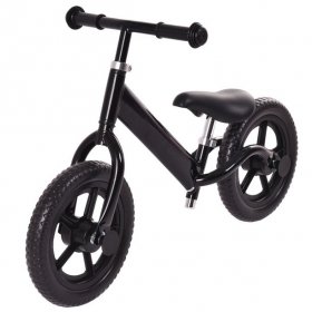 Apontus 12" Balance Kids No-Pedal Learning Bicycle - Black