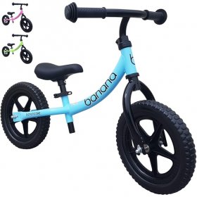 Banana Bike Banana LT Balance Bike - Lightweight for Toddlers, Kids - 2, 3, 4 Year Olds