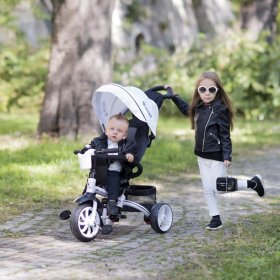 Rocket 3 in1 Children Baby Tricycle 3Wheel Bike Kid Toddler Outdoor Ride Trike Grey