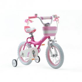 RoyalBaby Bunny Girl's Bike Fushcia 16 inch Kid's bicycle