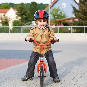 INFANS INFANS Kids Balance Bike, Toddler Running Bicycle, Seat Height Adjustable, Non-Slip Handle (Red)