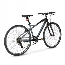 Hyper Bicycles 700c Adult Urban Bike, Black/Gray