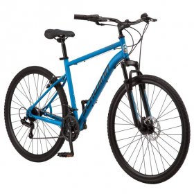 Schwinn Copeland Hybrid Bike, 21 speeds, 700c wheels, blue