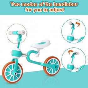 VOKUL 3 in 1 Baby Balance Bike, Toddler Tricycle Bike Toys with Detachable Pedals,Kids Walking Tricycle/Bicycle for 1-4 Years Old ,3 Wheel Bike Trikes First Birthday Gift