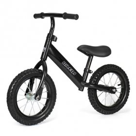 KWANSHOP Boys and girls Bike with Rubber Tires for Toddlers and Kids, for Ages 2-5, Balance or Training Wheels, Adjustable Seat, with Pedal-free&Comfortable seat&Secure grip handlebar
