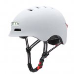 Lixada Riding Helmet With Light Scooter Safety Helmet Electric Bicycle Safety Helmet With Flashing Light Safety Cap Protective Helmet With Light
