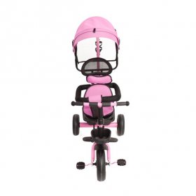 Vingtank Children Trike, 4 in1 Baby Kids Trike Girls Push Along Tricycle Toddlers 3-Wheel Pedal Bike -Pink