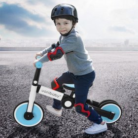 Yotoy Uonibaby-t801 Five-In-One Bicycle Tricycle With Push Rod Blue