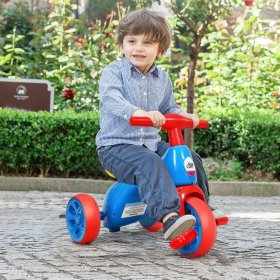 Costway 2 in 1 Toddler Tricycle Balance Bike Scooter Kids Riding Toys w/ Sound & Storage