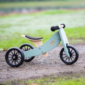 Kinderfeets Tiny Tot 2-in-1 Balance Bike and Tricycle, Sage