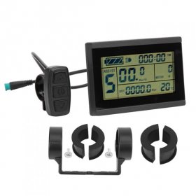Zerodis LCD Instrument, High Reliability Electric Bicycle LCD Instrument, For Cycling Riding Cyclists Car Shops Equipment