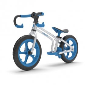 Chillafish Chillafish Fixie Fixed-Gear Styled Balance Bike with Integrated Footrest, Footbrake & Airless Rubberskin Tires, blue