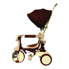 iimo 3-in-1 Foldable Tricycle with canopy (Comfort Brown)