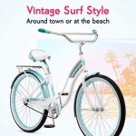 Kulana Lakona Youth/Adult Beach Cruiser Bike, 20-26-Inch Wheels, Multiple Speeds, Multiple Colors