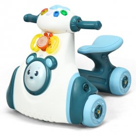 Gymax Gymax Baby Balance Bike Musical Ride Toy w/ Light & Sensing Function Toddler Walker