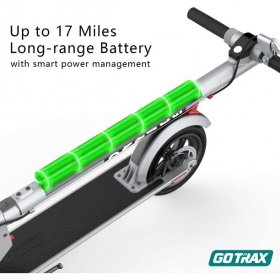Gotrax XR Ultra Electric Scooter, LG Battery 36V/7.0AH Up to 17 Miles Long-Range, Powerful 300W Motor & 15.5 MPH, UL Certified Adult E-Scooter for Commuter