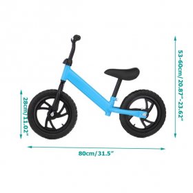 SELLCLUB SELLCLUB Kids Balance Bike 12 inch EVA Tires Toddler Training Bike No Pedal Scooter Bicycle for 1-7 Years Old Boys & Girls