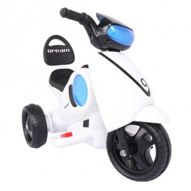 Yotoy Dlw966 White Children's Electric Tricycle With Light And Music