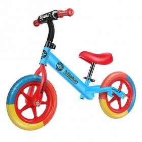KWANSHOP Kids Balance Bike Walker Kids Ride on Toy Gift For Learning Two Wheel Training Bike Push Bike No Foot Pedal Bicycle For 2-6 Years Old Children