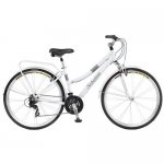 schwinn discover women's hybrid bike (700c wheels),white,28