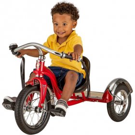 Schwinn Roadster Tricycle for Toddlers and Kids, Red