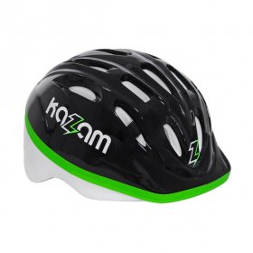 KaZAM KaZAM 12" Child's Balance Bike, Helmet and Pad Set, Black/Green