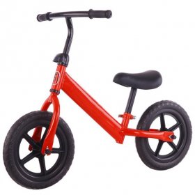 KUDOSALE 12in Kid Balance Bike Walker No Pedal Childs Training Bicycle Toy Adjustable Seat