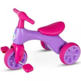Costway 2 in 1 Toddler Tricycle Balance Bike Scooter Kids Riding Toys w/ Sound & Storage-Pink