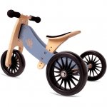 Kinderfeets Kinderfeets Tiny Tot PLUS Toddler 2-in-1 Balance Bike and Tricycle, Slate Blue
