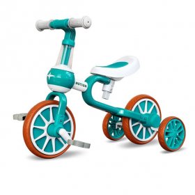 Novashion Novashion Sidewalk Bike, 12-inch wheels, ages 6-12 months, Blue/Green/Pink