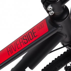 Decathlon - Riverside 500, Adult Hybrid Bike, 700c, Black, L
