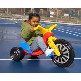 The Original Big Wheel 16 Inch Toddler Tricycle Big Wheel for Kids 3-8 Boys Girls Trike - Rally Racer Edition