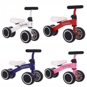 3-in-1 Tricycle for Children Aged 1 to 3, Scooter, Balance Bike, 3-wheel Vehicle Non-inflatable(White)