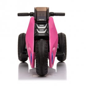 Kids 6V Battery Powered Ride on Motorcycle, SYNGAR Electric 3 Wheels Motorcycle Vehicle Toy w/ LED Light, Music & Pedal, Boys and Girls Rechargeable Trike Motorcycle, Fits for Garden, Lawn, Pink, D981