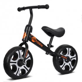 Luckyfine 12" Lightweight Balance Bike, Kids No Pedal Sport Training Bicycle with Height Adjustable Seat, Push Walking Bike for Toddler & Children Ages 2 to 6 Years