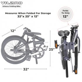 Vilano Urbana Single Speed Folding Bike