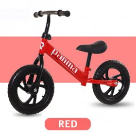 Novashion 12 Inch Sport Balance Bike, Lightweight No-Pedal Toddlers Bike Walking Bicycle Ultra-Cool Push Bikes/Air-Filled Rubber Tires for Kids Ages 18 Months to 6 Years