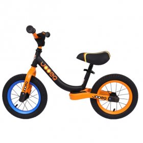 Pgyong Pgyong Balance Bike for Ages 3-5 Years Boys and Girls, 12'' Lightweight Steel Frame, Adjustable Seat, Orange