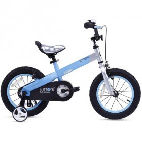 RoyalBaby Buttons, Matte Blue 16 inch Kid's Bicycle