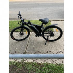 Black 26" 36V 350W Electric City Bicycle e-Bike Removable Battery 7 Speed Pedal Assist