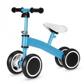 Stoneway Baby Balance Bike 4 Wheels Toddler Bikes Bicycle Adjustable Seat for Kids 1 2 3 Year Old, No Pedal Indoor & Outdoor